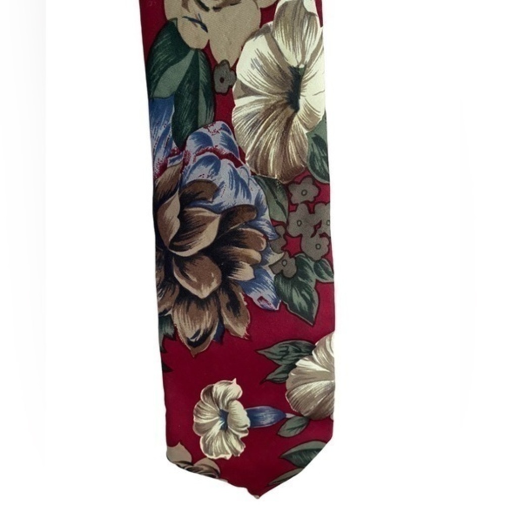 Vintage Pierre Cardin men’s floral silk tie